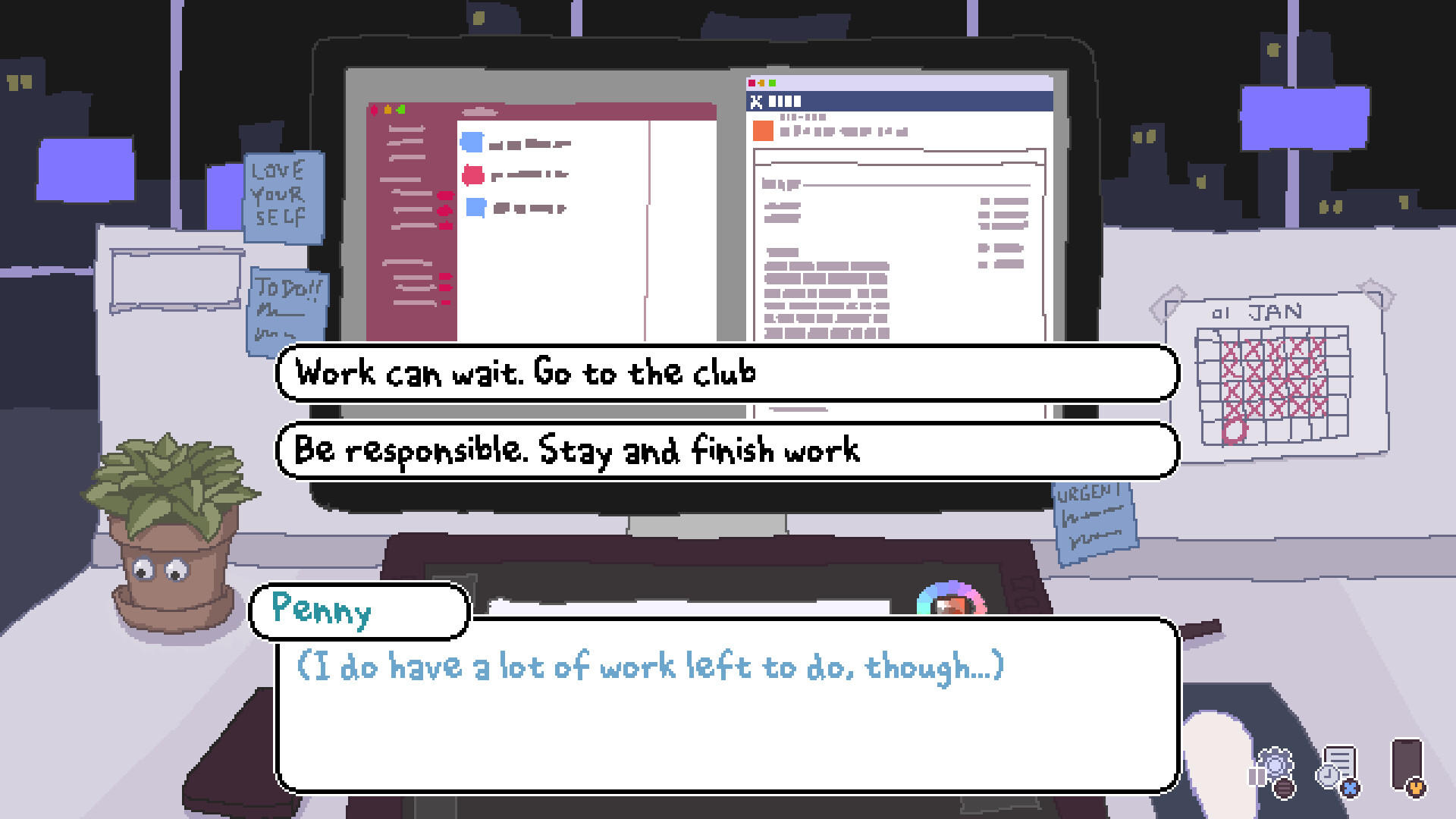 Screenshot of Endless Monday: Dreams and Deadlines