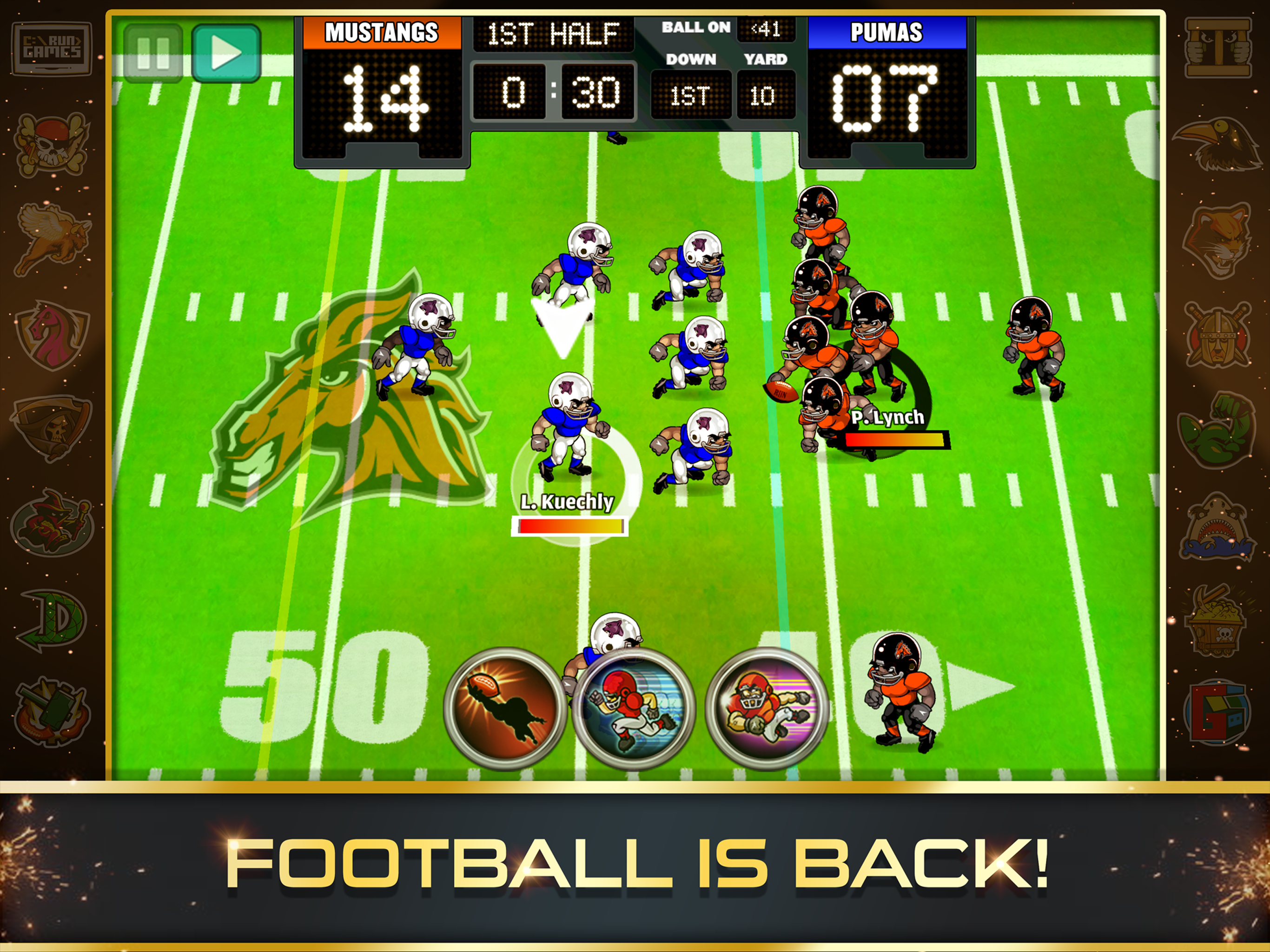 Football Heroes PRO 2017 Game Screenshot