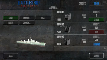 Battleship Destroyer HMS ภาพหน้าจอเกม