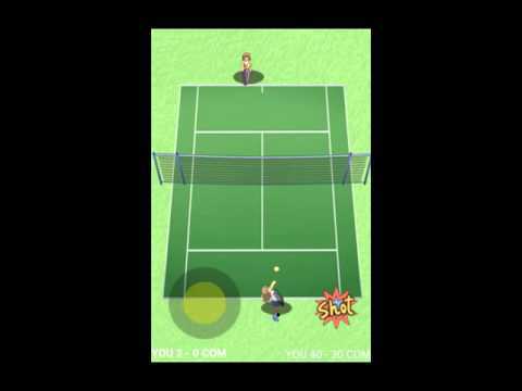 テニス 비디오 스크린샷