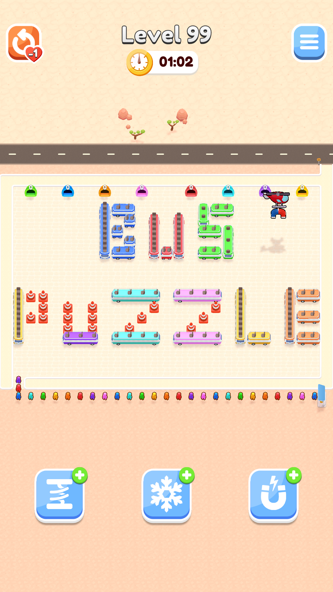 Bus Puzzle : Parking Jam Game Screenshot