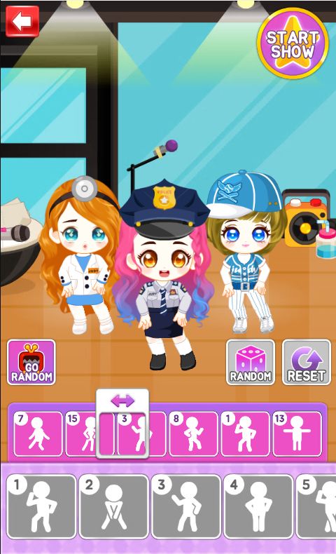 My Fashion Star : Uniform & Job style screenshot game