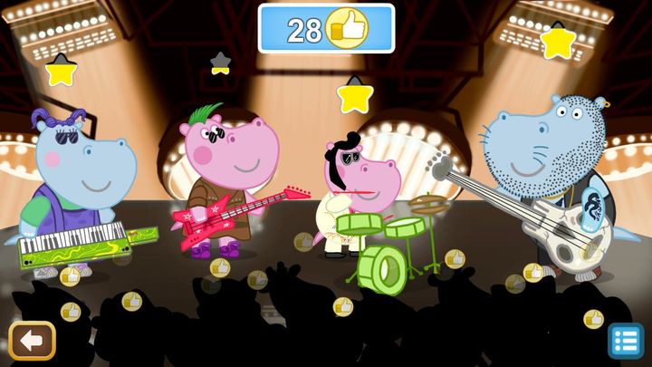 Screenshot 1 of Queen Party Hippo: Music Games 1.3.0