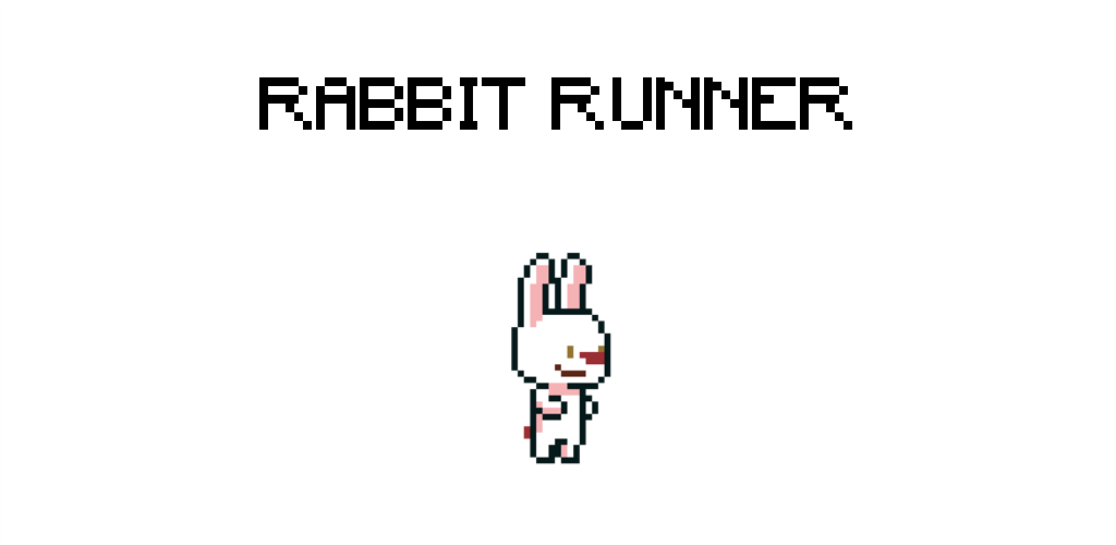Banner of Rabbit Runner - Juegos de plataformas de píxeles 