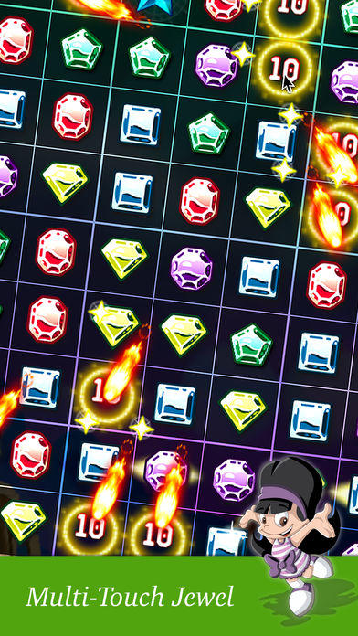 Jewels Star 2 Deluxe - Diamond Quest, the legend of matching games Game Screenshot