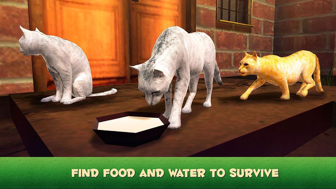 Home Cat Survival Simulator 3D screenshot game