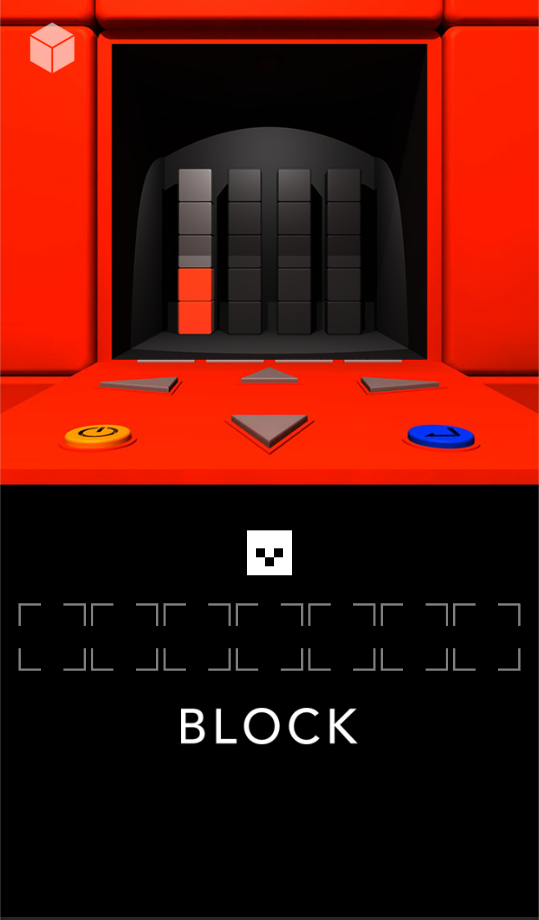 Escape Game "Block" Game Screenshot