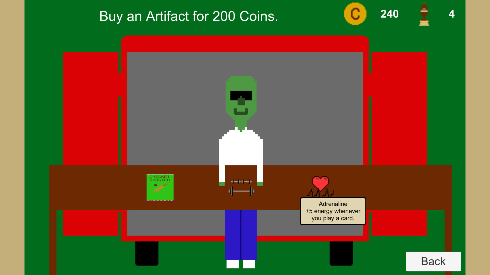 Screenshot of Cool Cucumber Cricket