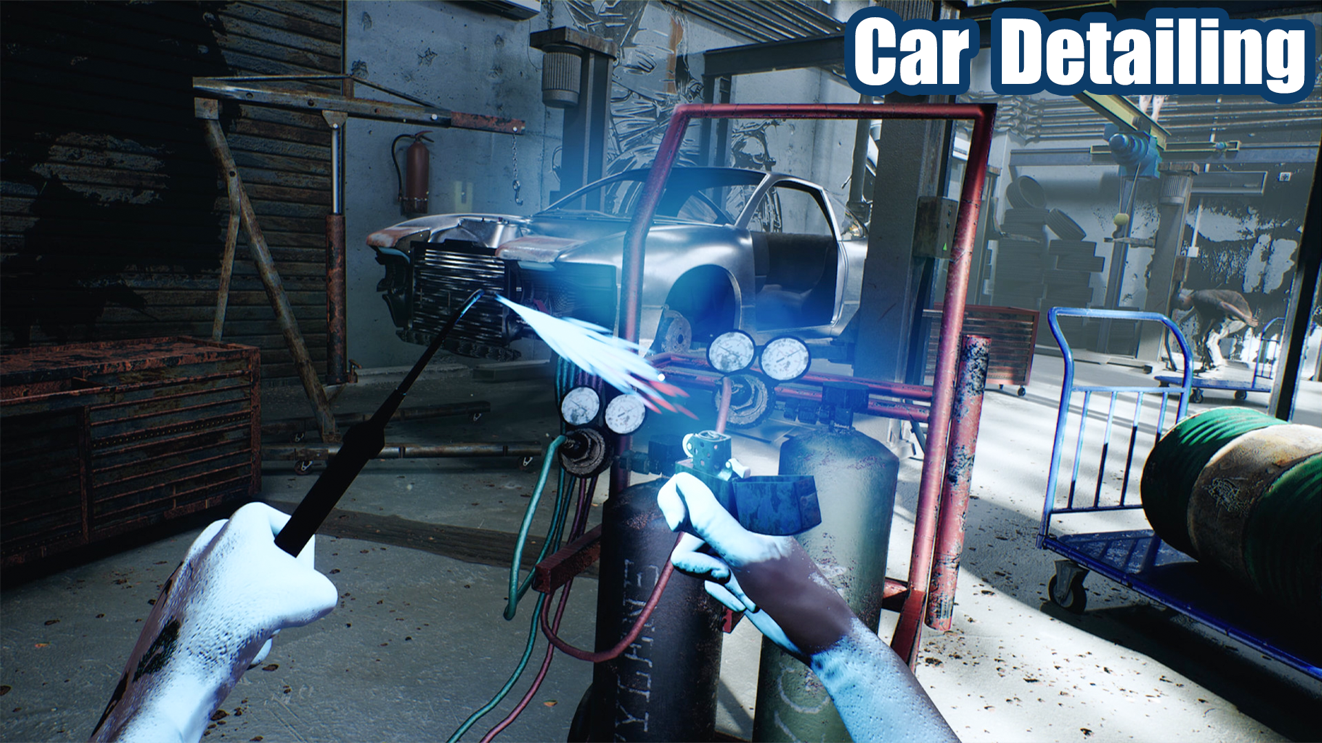 Captura de Tela do Jogo Car Mechanic Game 3D Tuning