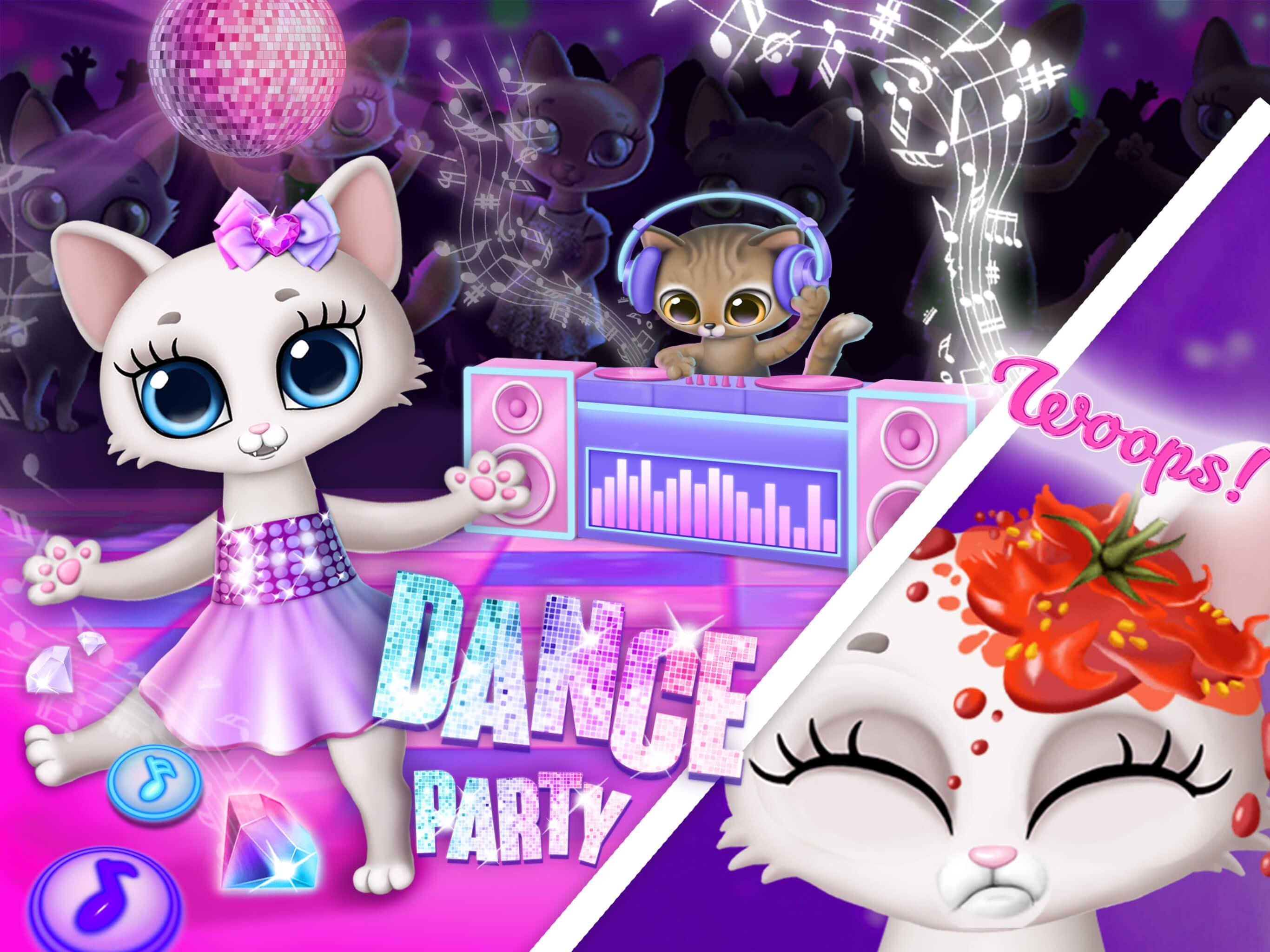 Kitty Meow Meow - My Cute Cat Day Care & Fun ゲームのスクリーンショット