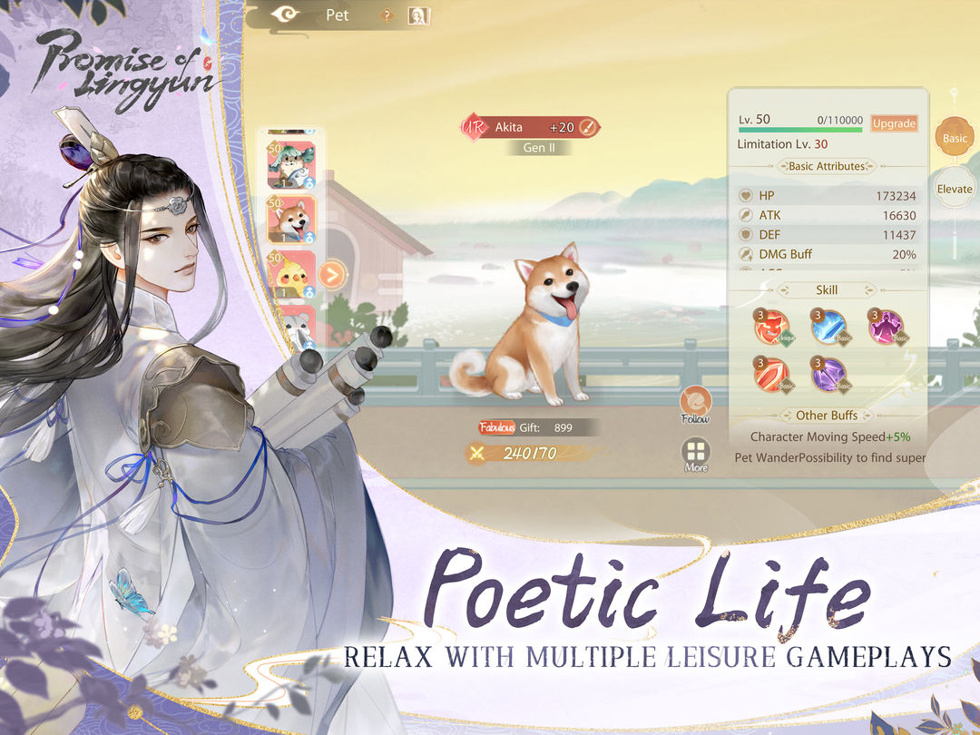 Screenshot of Promise of Lingyun