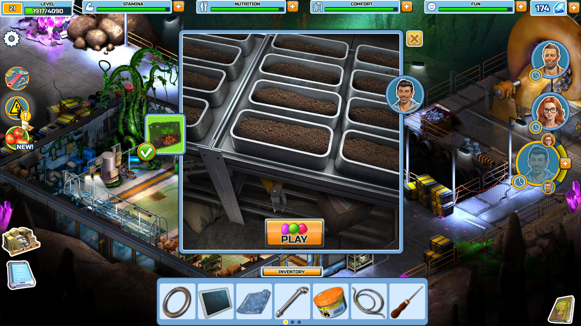 Survivors: Match-3 Island Adventure Game Screenshot