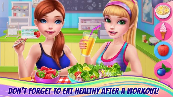 Fitness Girl - Studio Coach Game Screenshot