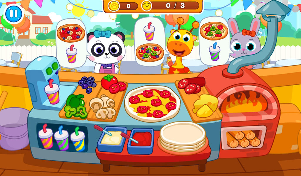 Скриншот игры Pizzeria for kids