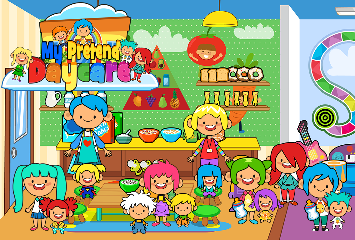 My Pretend Daycare - Kids Babysitter Games FREE 게임 스크린샷