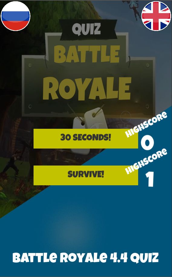 Screenshot of QUIZ for Battle Royale (Unofficial)