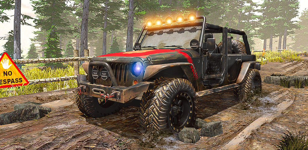 Banner of Jeep Conduite 3D: Jeux Offroad 1.5