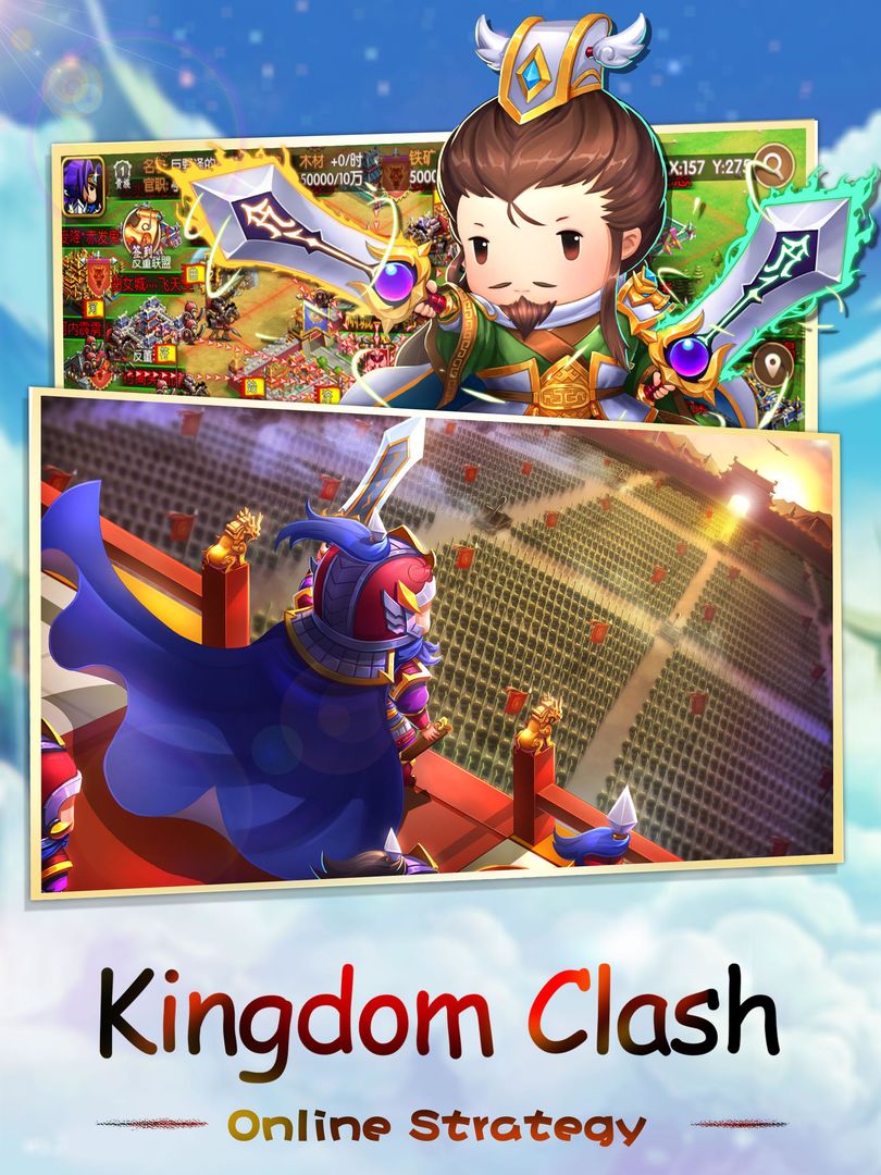 Clash Three Kingdoms:Online Strategy Wars Army SLG screenshot game