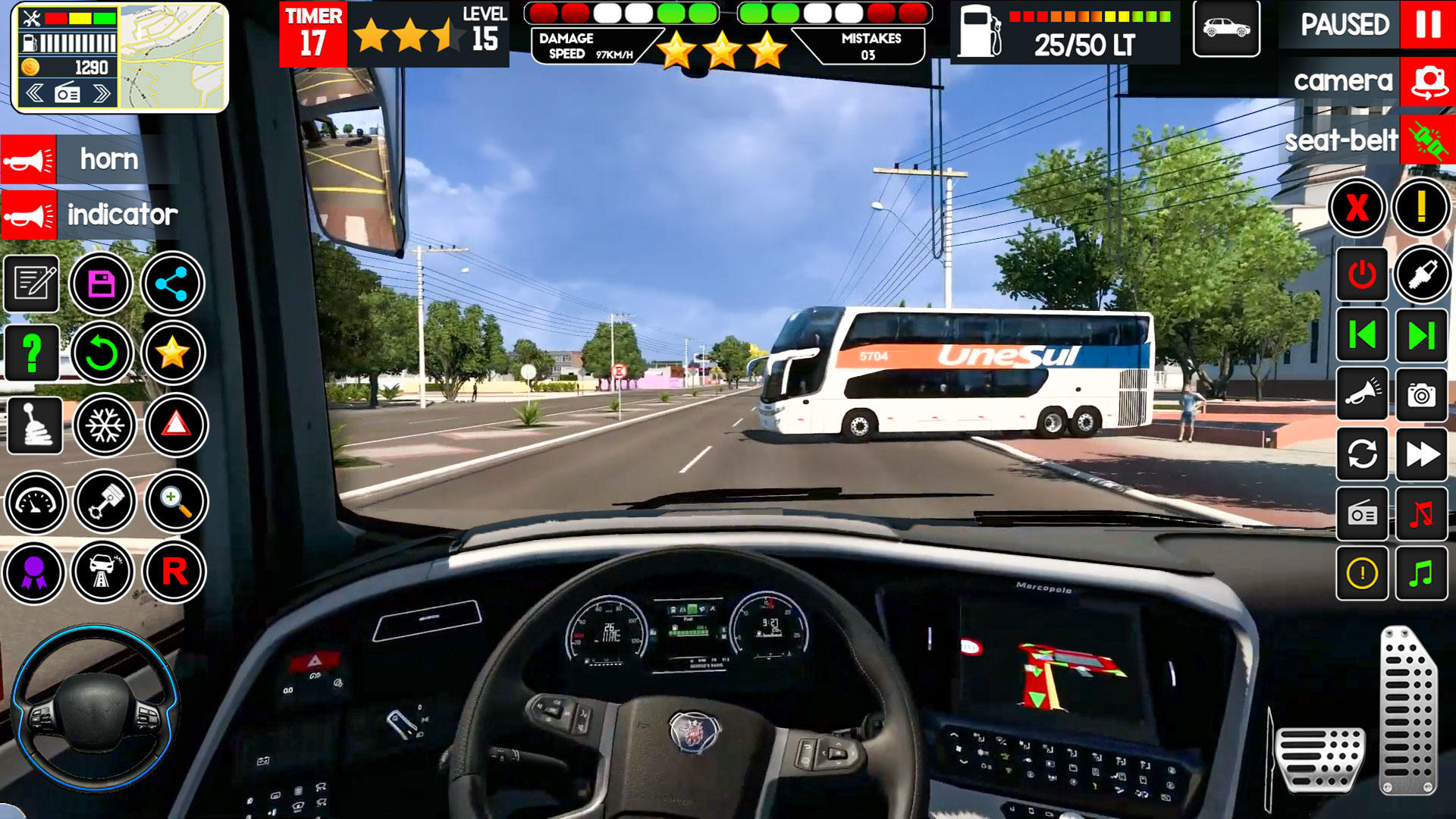Coach Bus Driving 3D Bus Game Game Screenshot