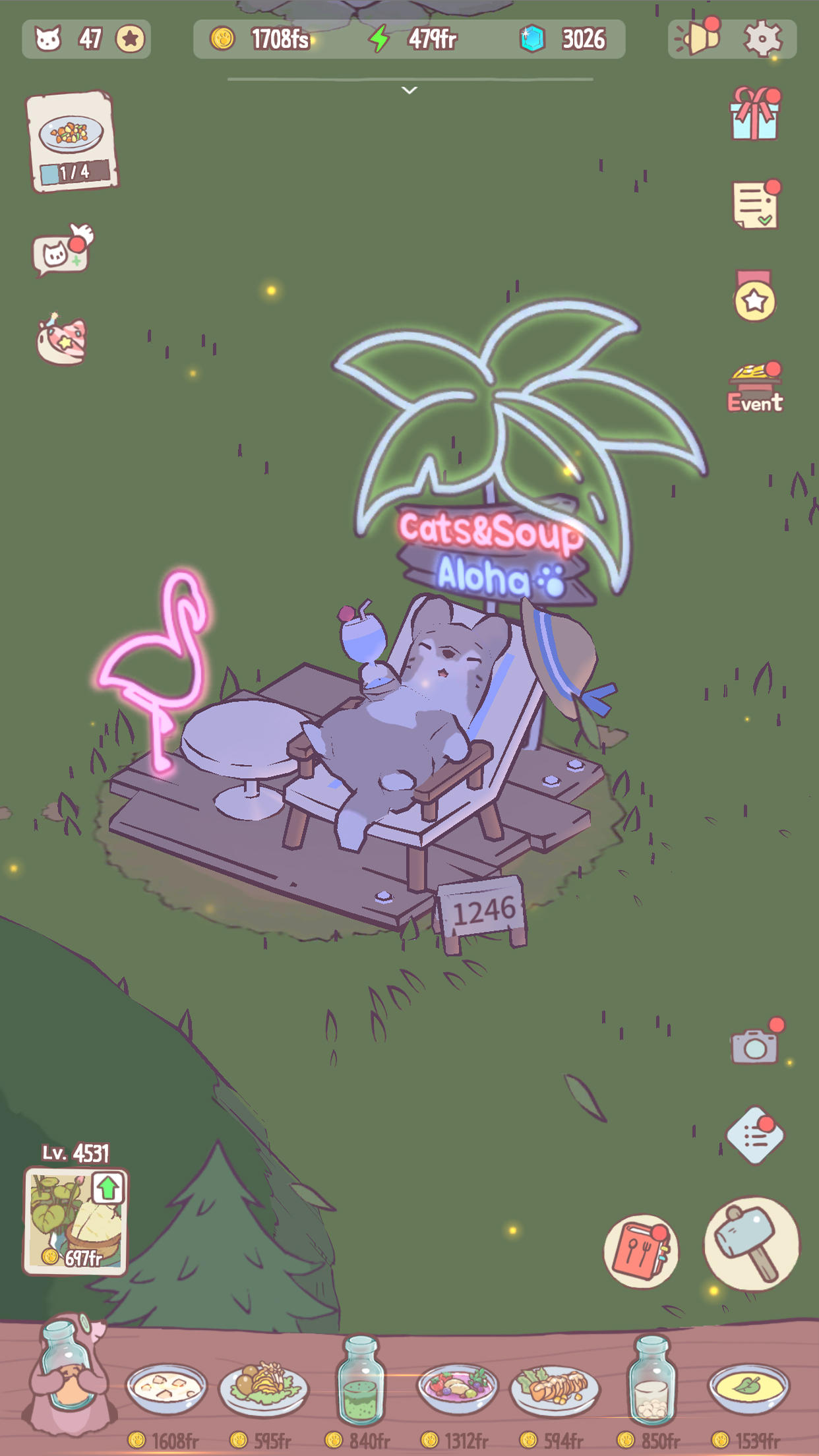 Cats & Soup Netflix Edition Game Screenshot