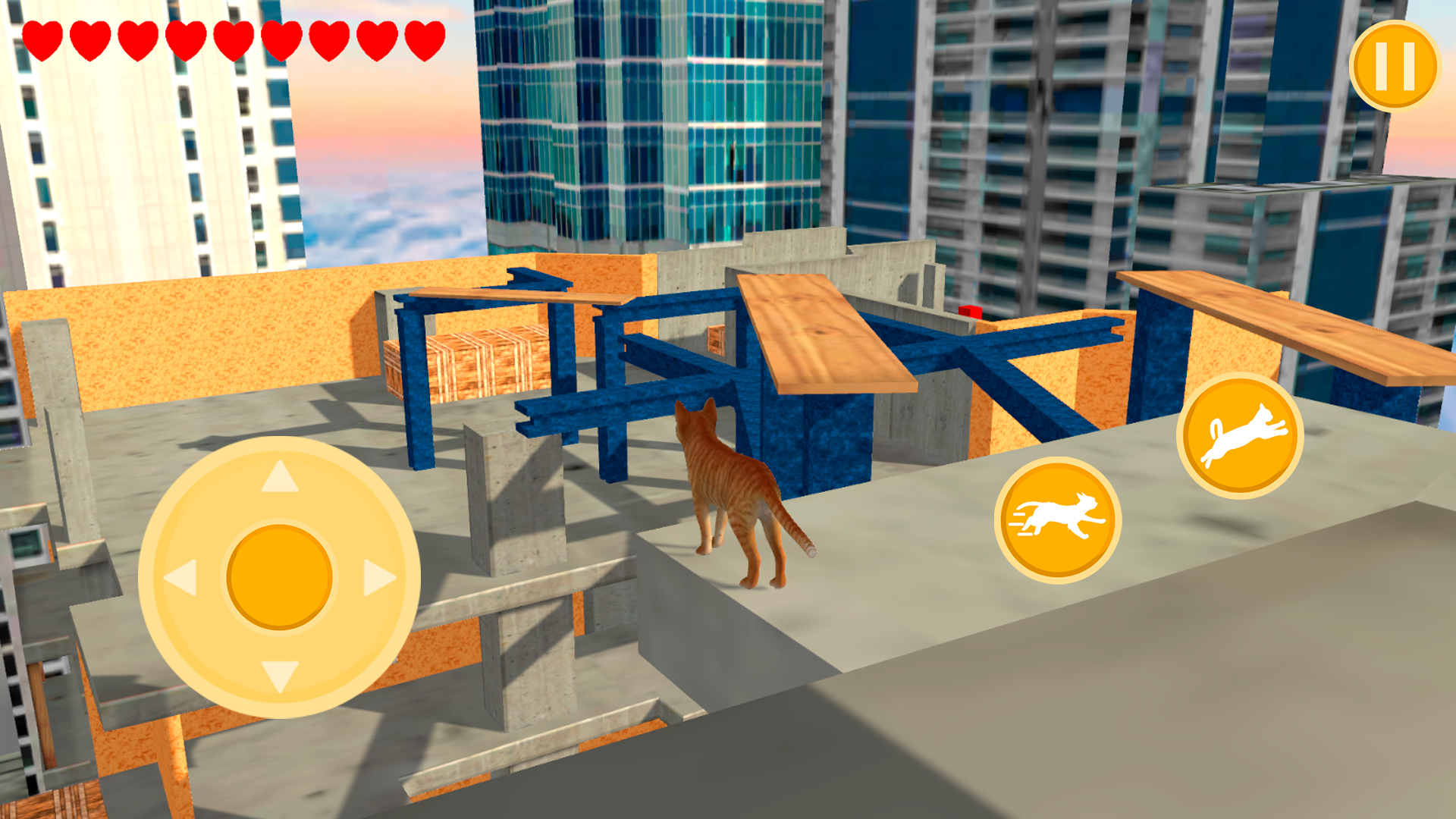 Only Down Cat Simulator Game Screenshot