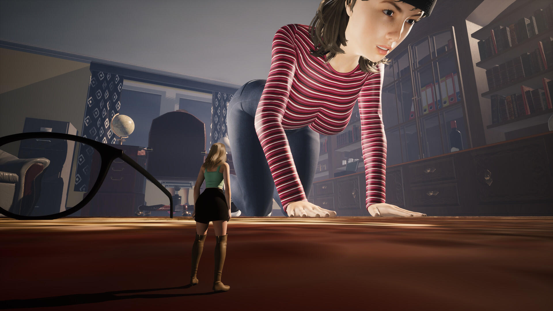 Girl Who Shrunk the Neighbors Game Screenshot