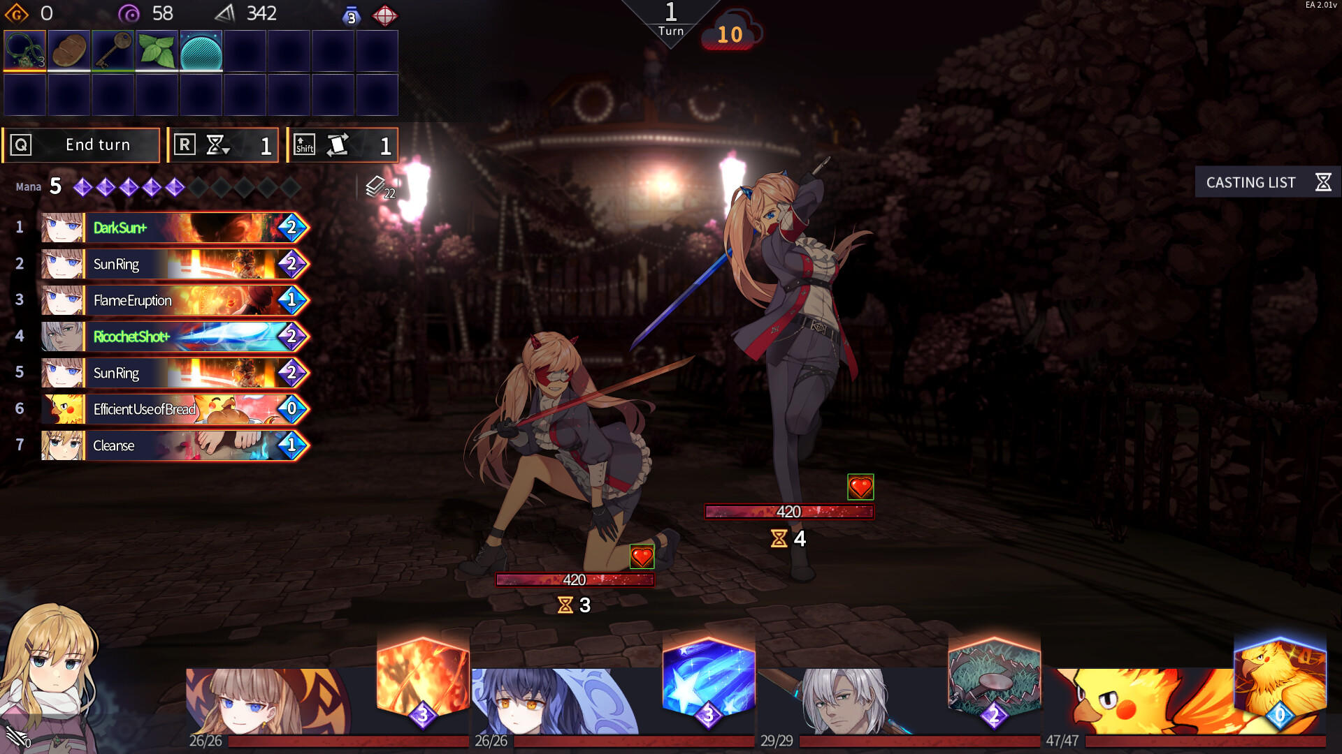 Screenshot of Chrono Ark