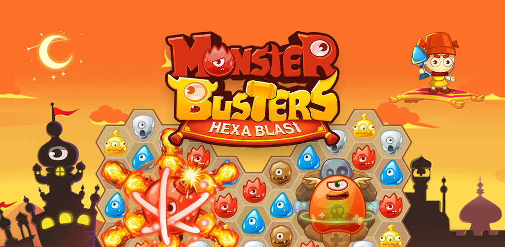Banner of Monster Busters- Hexa Blast 1.2.86