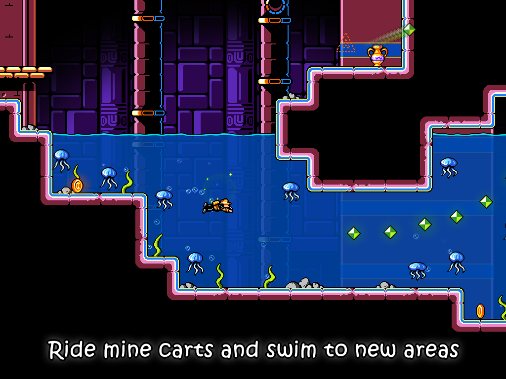 Traps n' Gemstones Game Screenshot