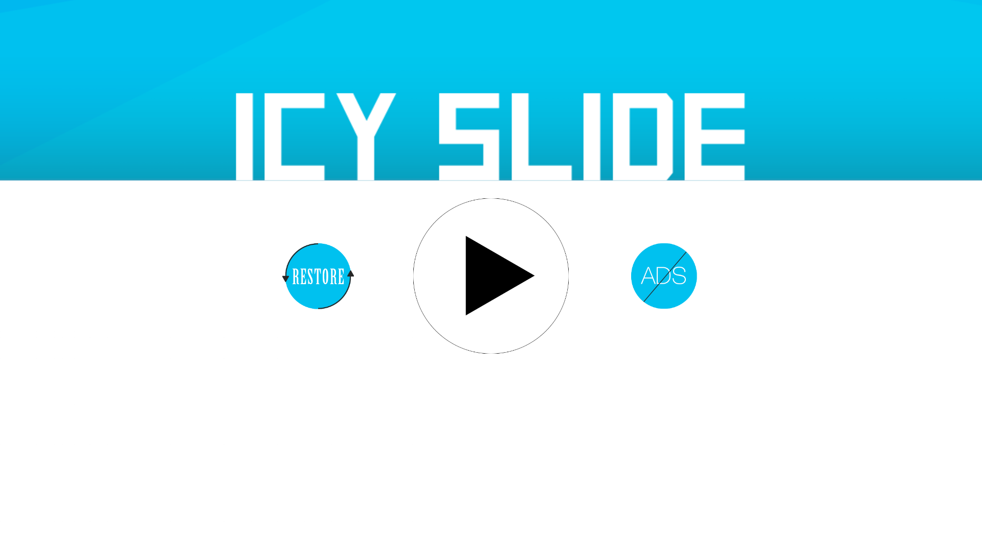 Icy Slide 2D 게임 스크린샷