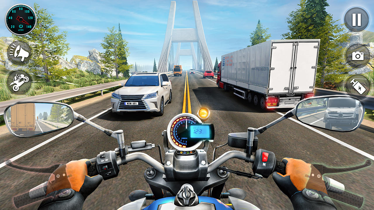 Cuplikan Layar Game Bike Racing Games: Bike Games