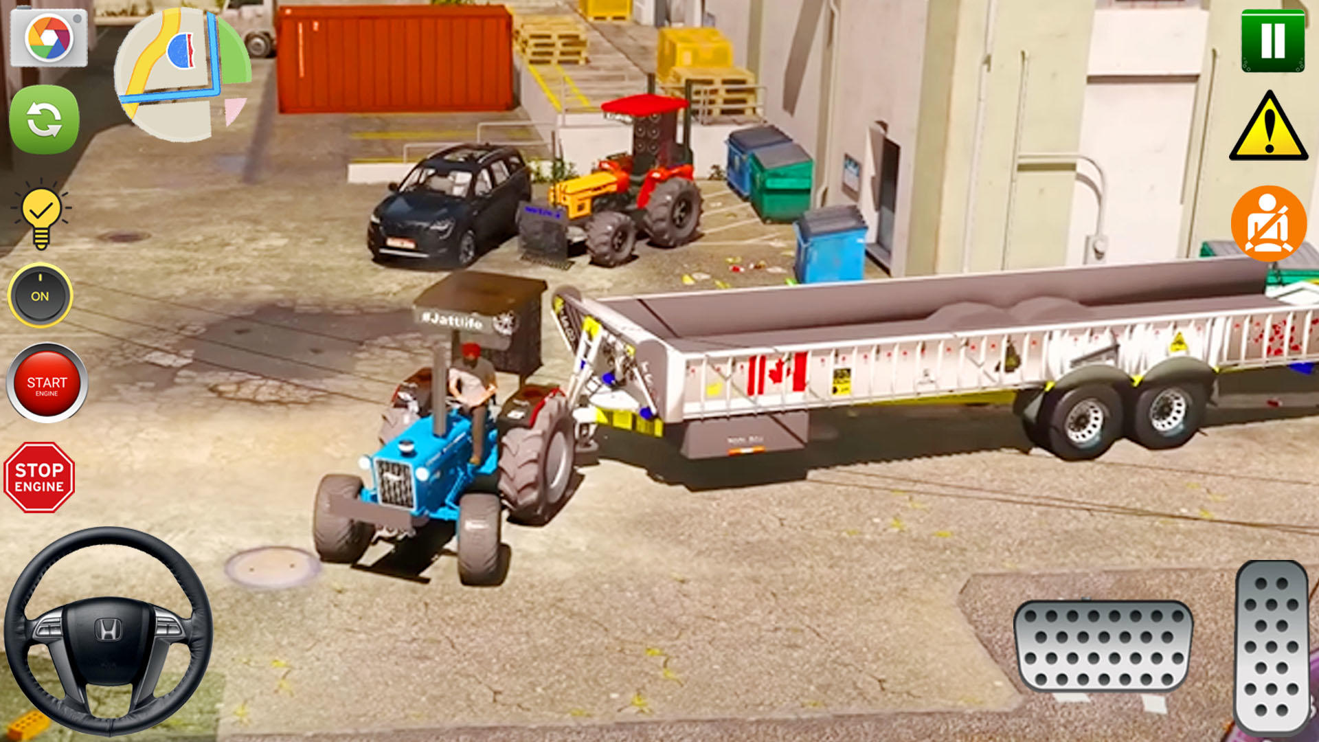 拖拉機駕駛 - 農場遊戲 - 拖拉機遊戲 3d：農業遊戲遊戲截圖