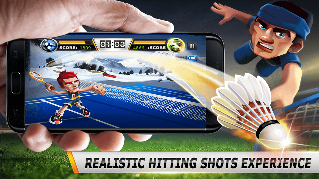 Badminton 3D Game Screenshot
