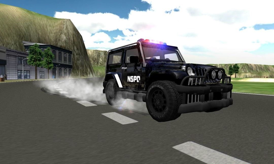 Police Super Car Driving 게임 스크린 샷