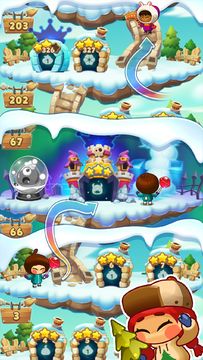 Monster Busters: Ice Slide Game Screenshot