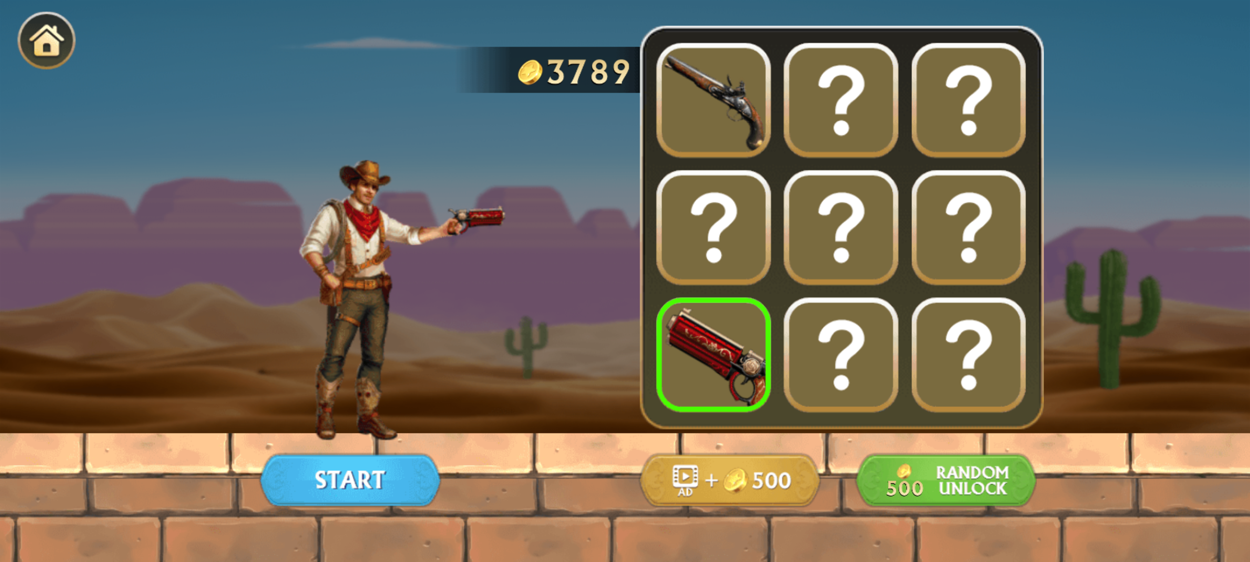 Cawboy Sharpshooter Game Screenshot