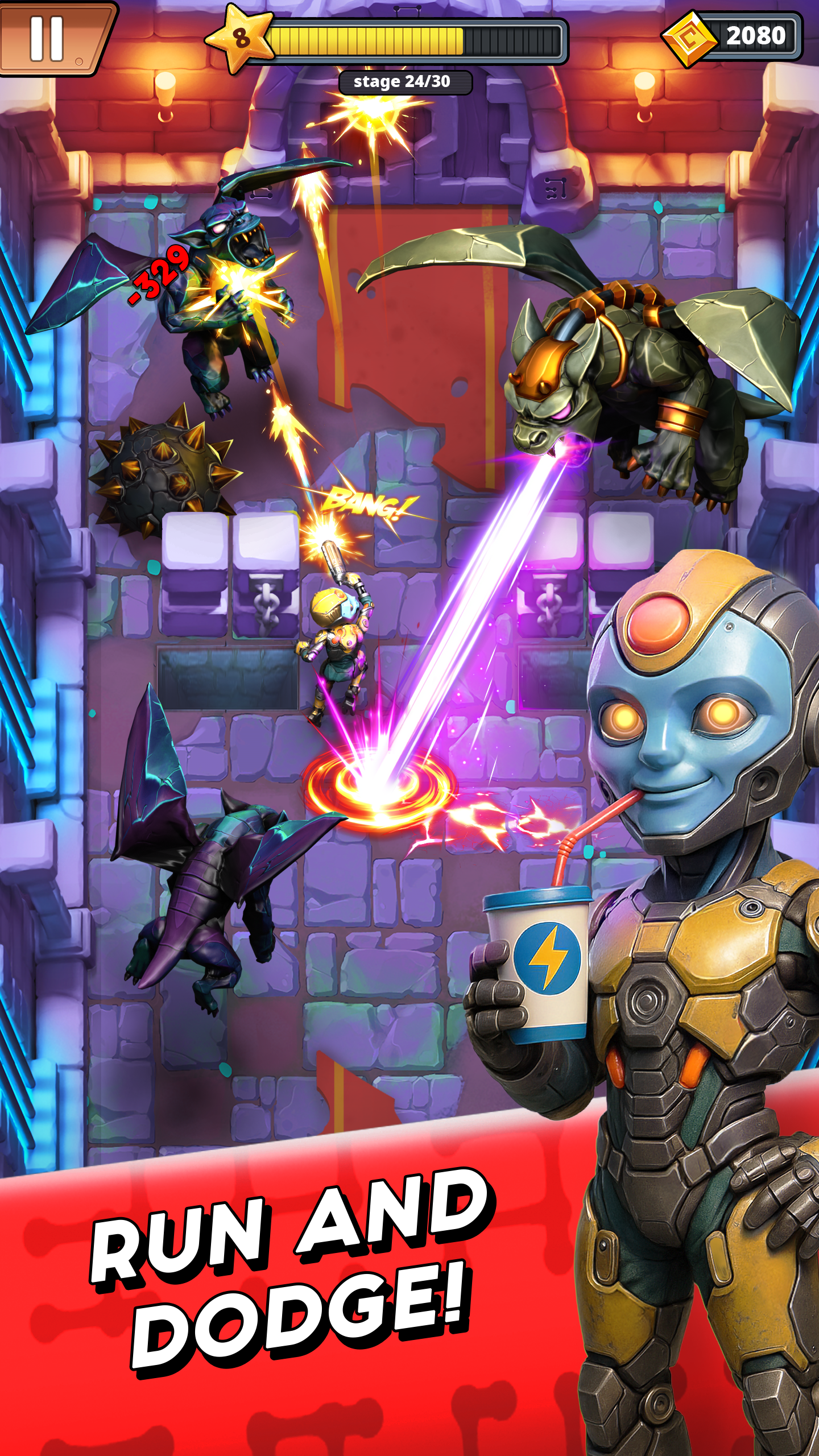 Guns vs Magic - Roguelite RPG Game Screenshot