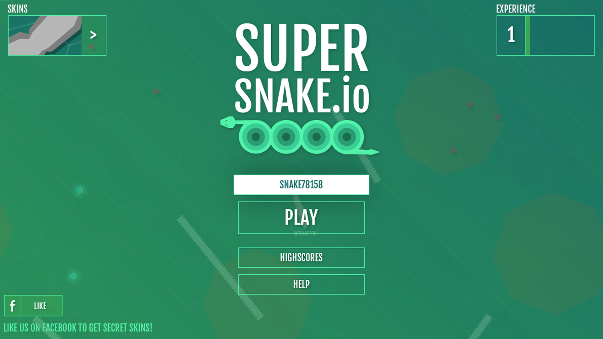 SuperSnake.io Game Screenshot