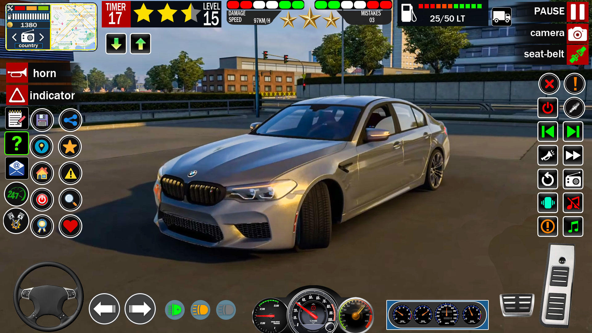 本物の車の駐車 車のゲーム 3D ゲームのスクリーンショット