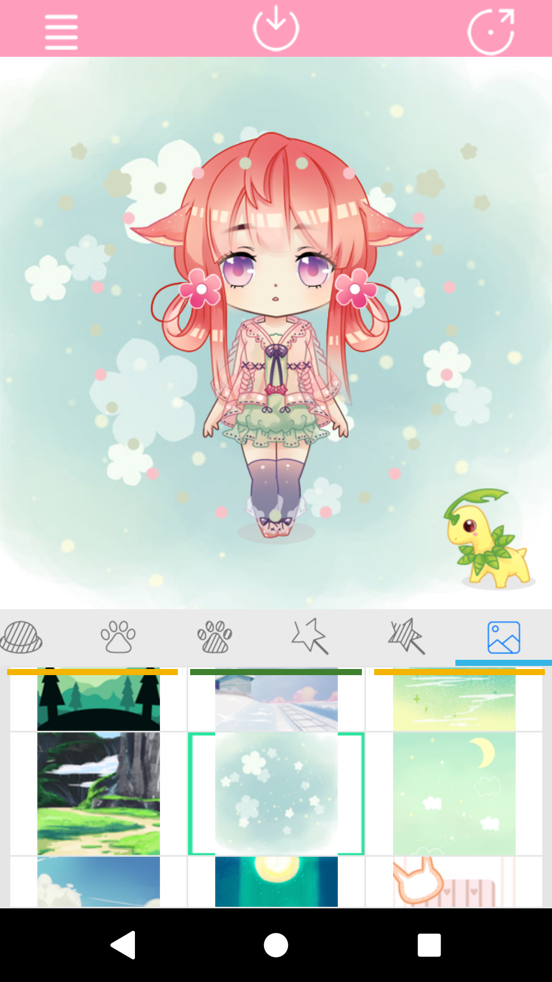 Cute Avatar Maker: Make Your Own Avatar Game Screenshot