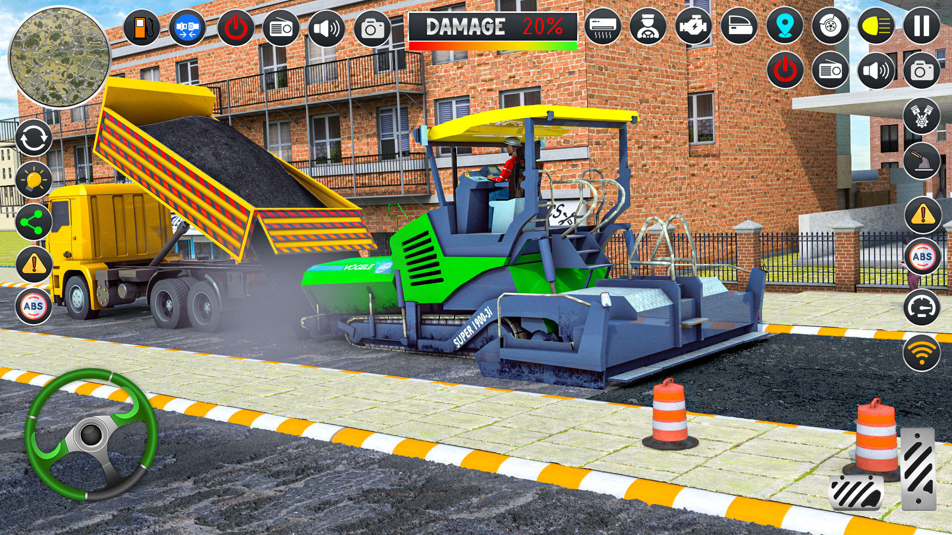 Excavator Construction JCB 3D Game Screenshot