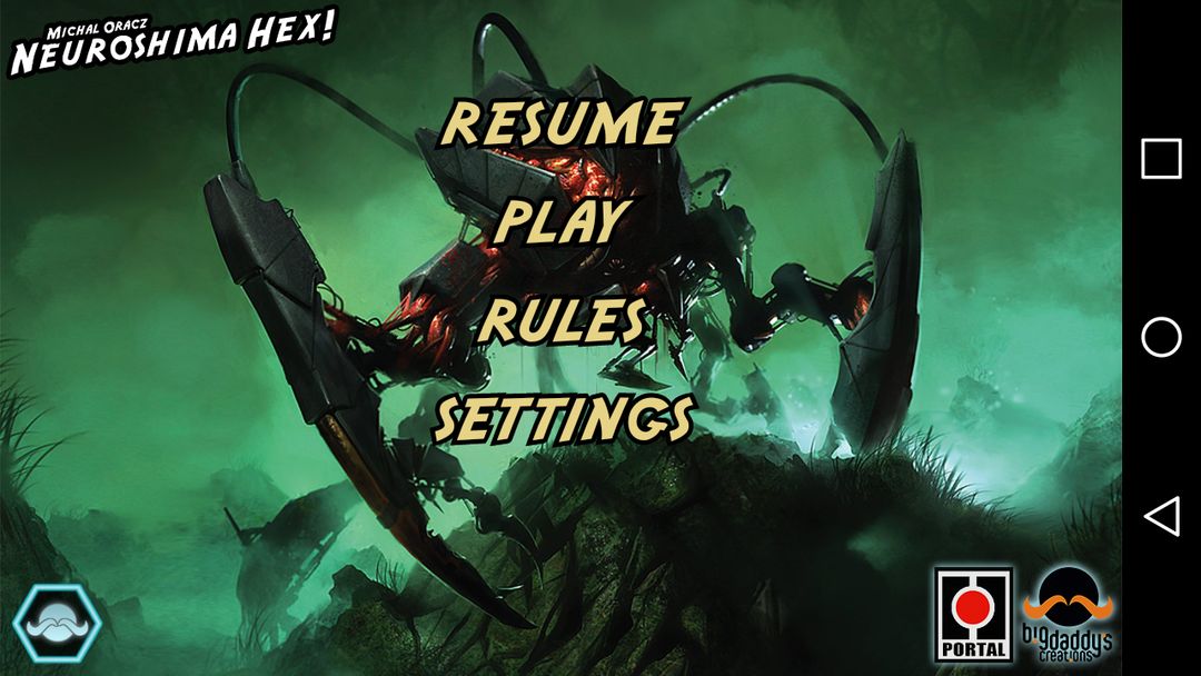 Neuroshima Hex screenshot game