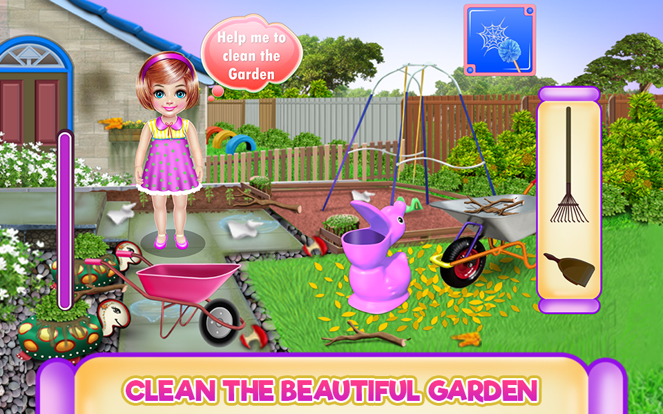 Скриншот игры Kindergarten House Cleaning