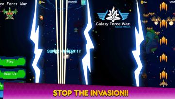 Captura de Tela do Jogo Galaxy Force War Space Attack