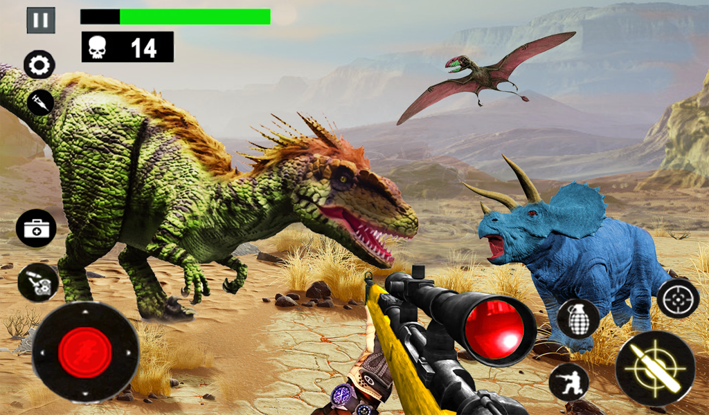 Screenshot of Real Dino Hunting Zoo Games