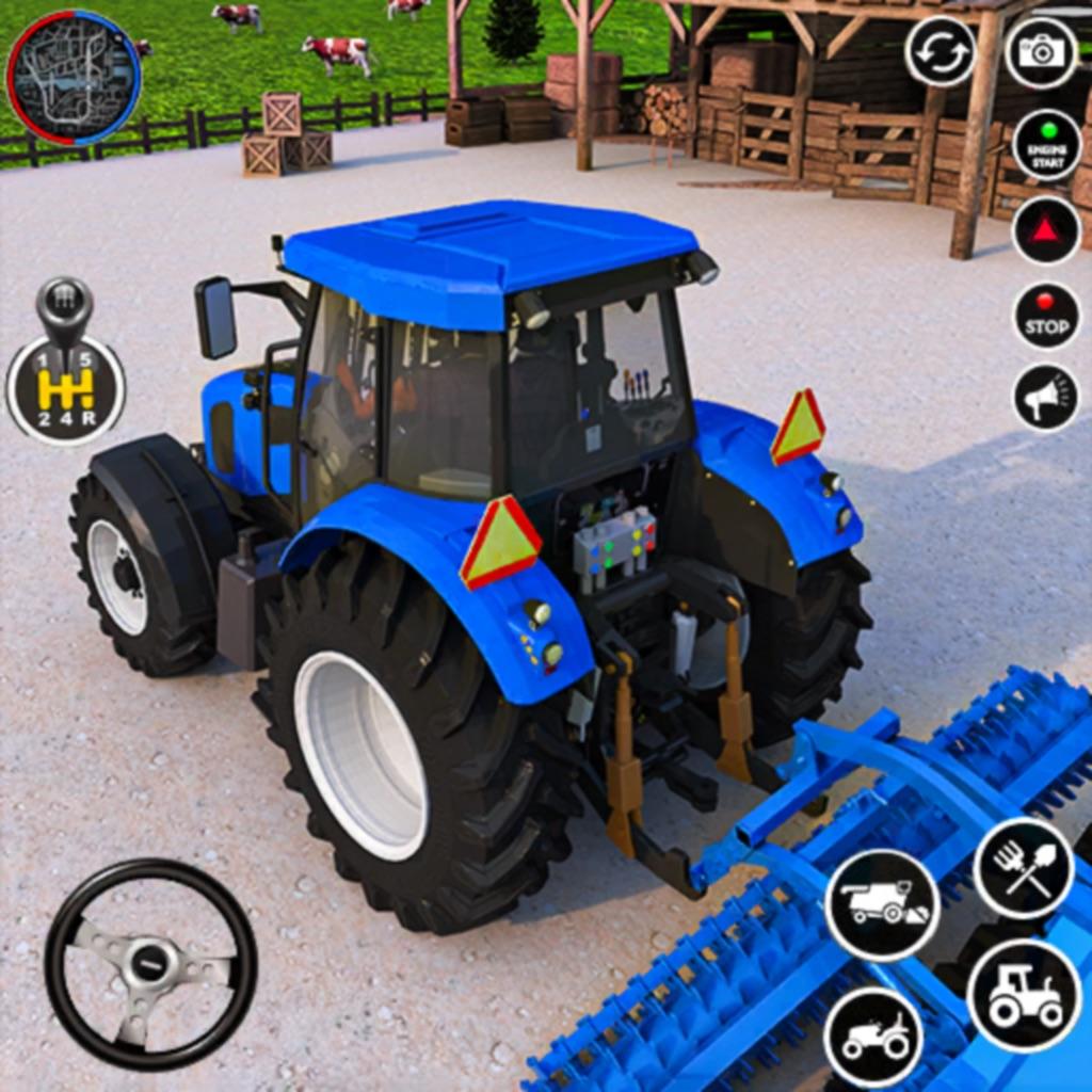 Jogo de simulador de trator agrícola 3D versão móvel andróide iOS apk baixar  gratuitamente-TapTap