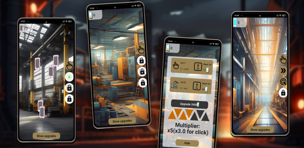 Banner of Phone Factory Clicker 1.2