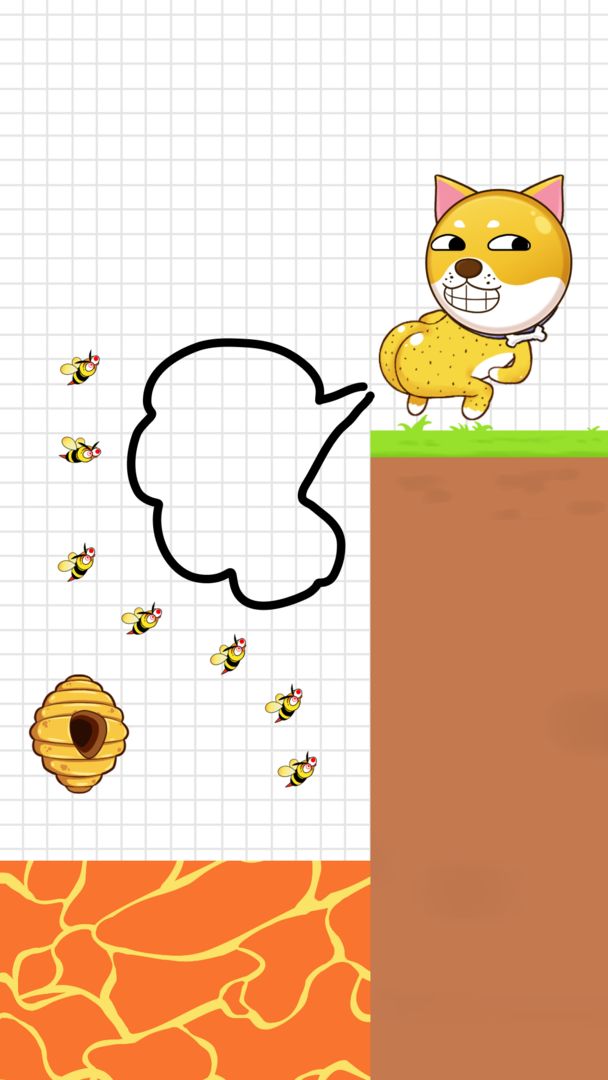 Screenshot of Dog Rescue - Draw To Save