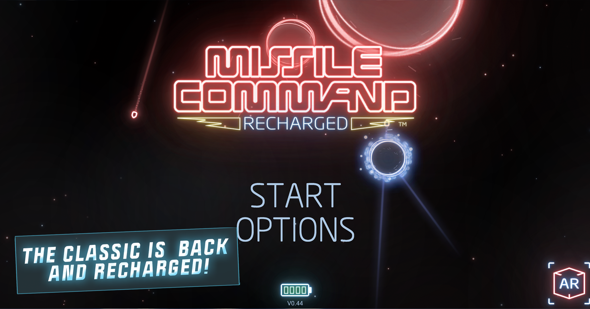 Missile Command: Recharged Game Screenshot