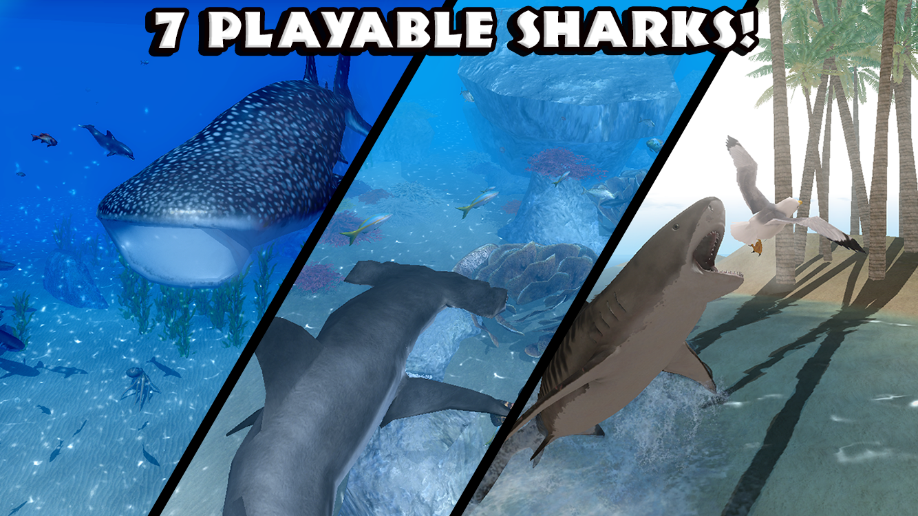 Ultimate Shark Simulator Game Screenshot